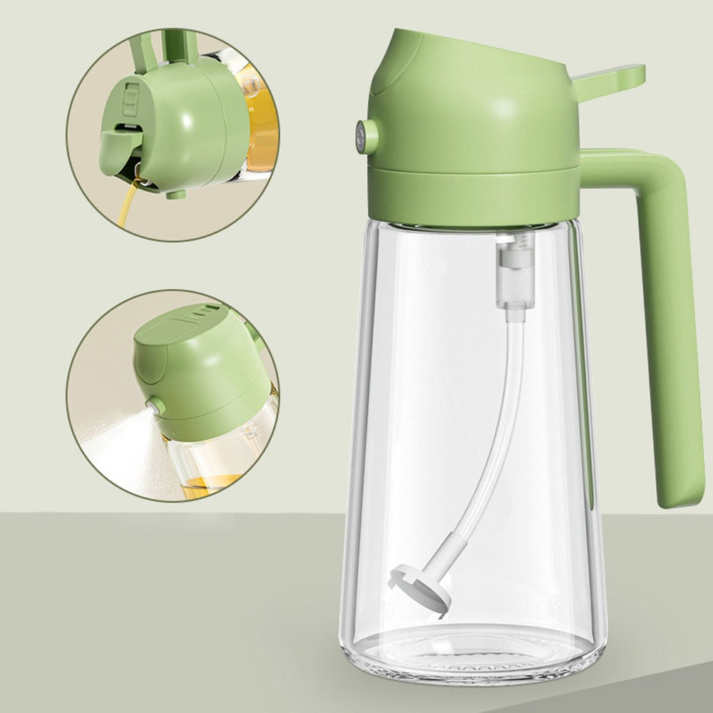 2-in-1 Kitchen Oil Sprayer – BBQ, Baking & Air Fryer Bottle