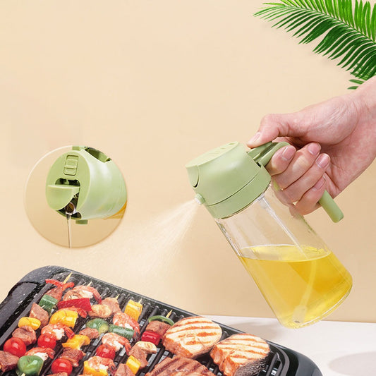 2-in-1 Kitchen Oil Sprayer – BBQ, Baking & Air Fryer Bottle
