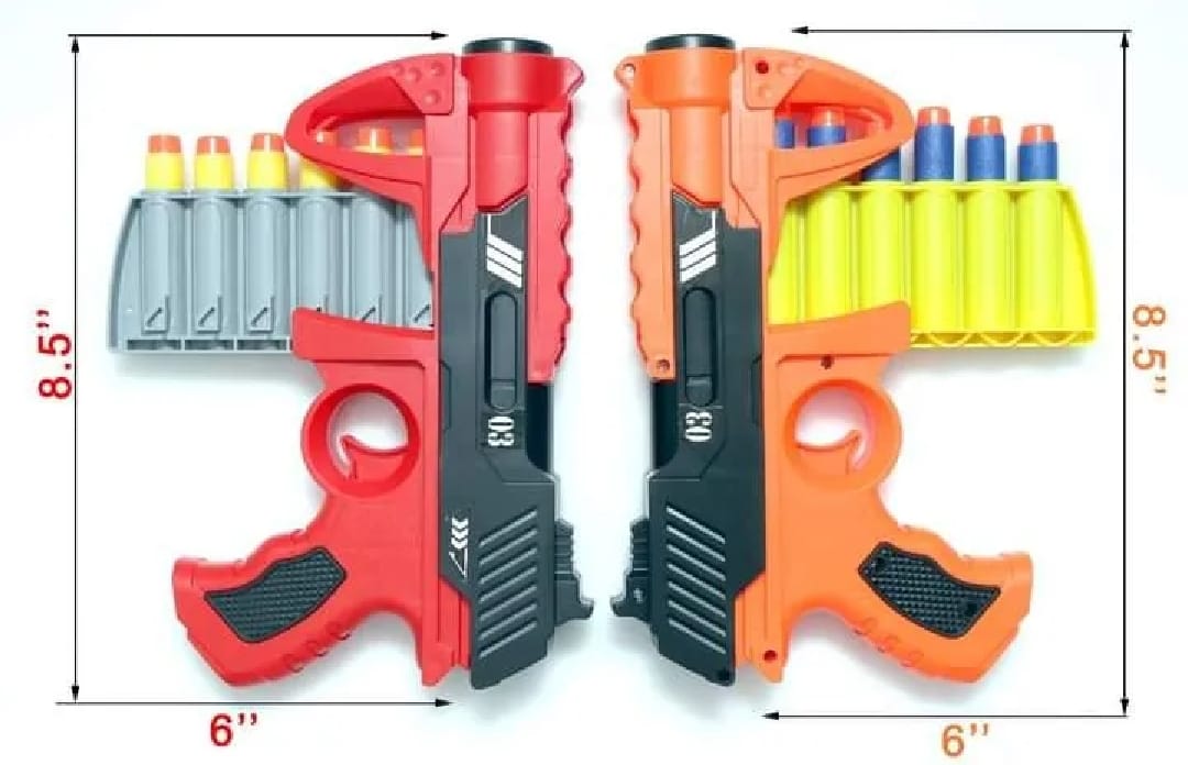 Nerf-Style Soft Dart Blaster Toy Gun – Kids Foam Bullet Launcher