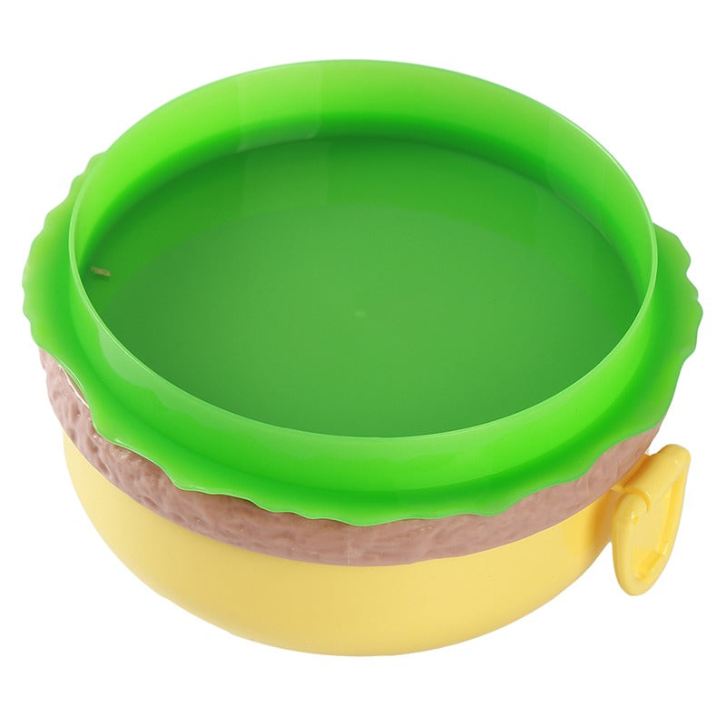 Burger-Shaped Kids Lunch Box – Multi-Layer Food Container