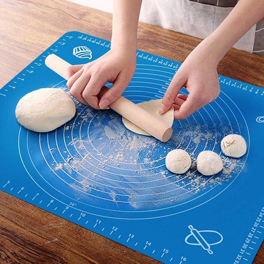 Silicone Roti Mats Large size 50×40cm – Non-Stick Dough & Baking Mat