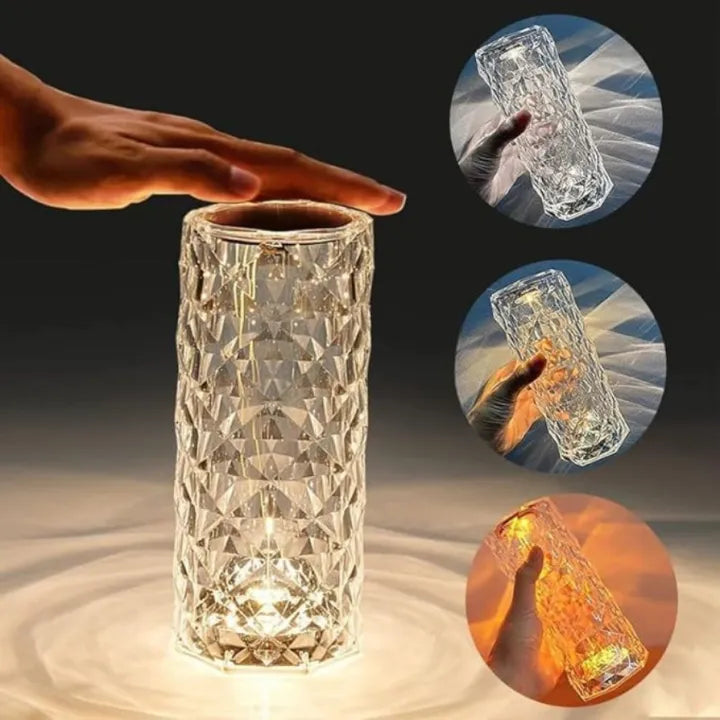 Crystal Rose Lamp
