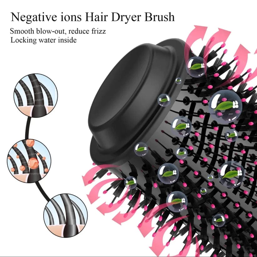 One Step Hot Air Brush – 4 in 1 Hair Dryer, Straightener & Volumizer