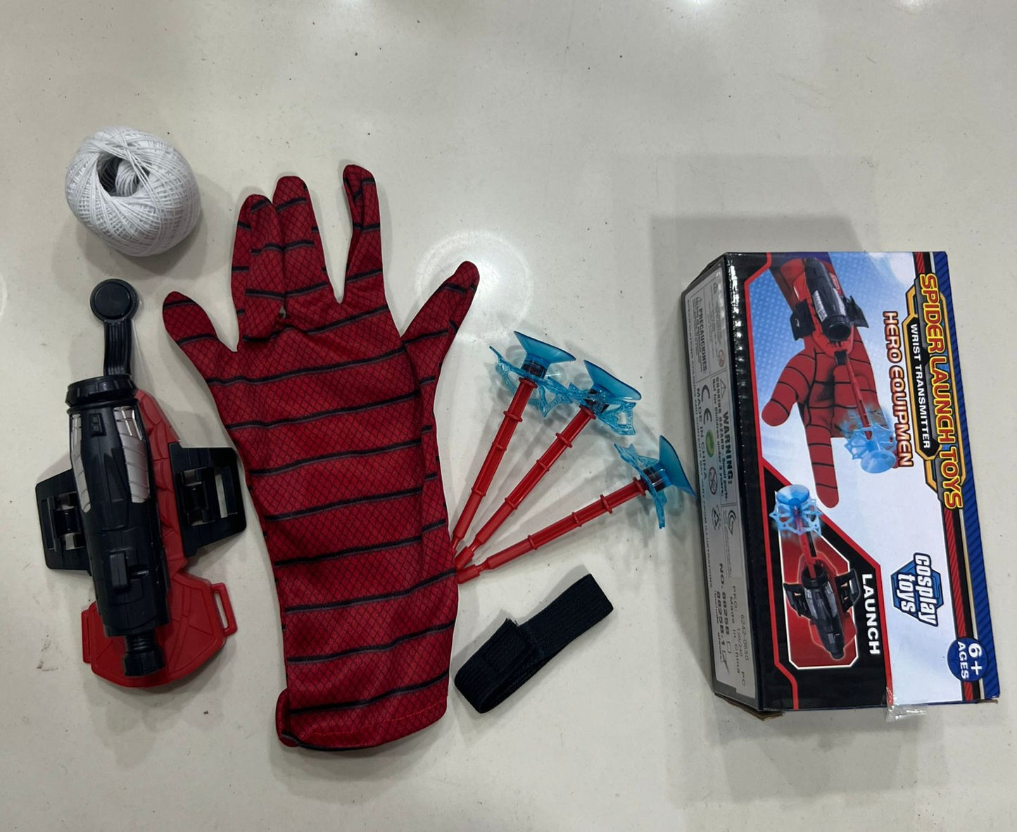 Spiderman Web Dart Shooter | Kids Spider Launcher Toy | With or Without Gloves
