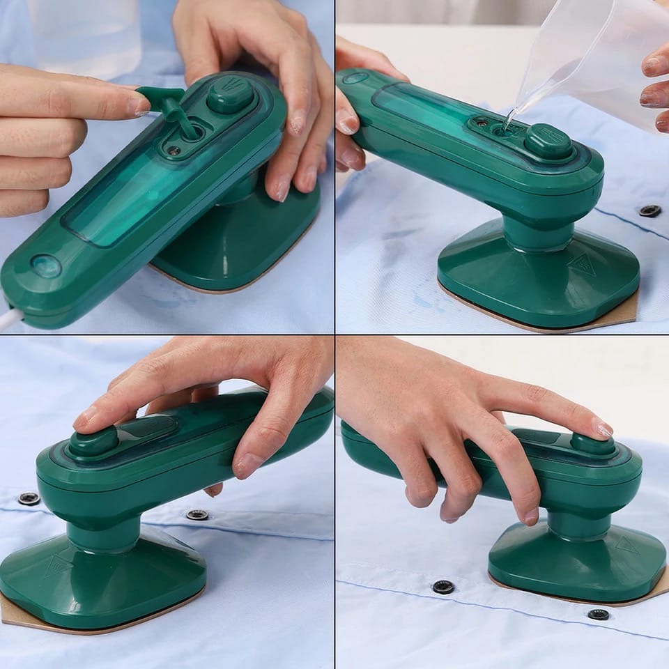 Professional Micro Steam Iron – Portable Dry & Wet Garment Steamer