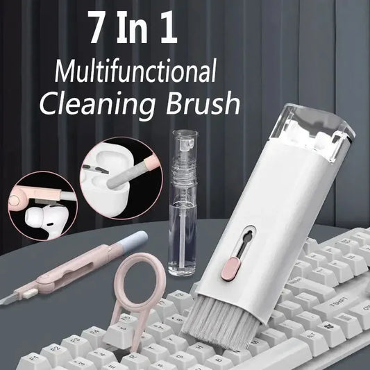 7-in-1 Keyboard Cleaning Kit – Multi-Function Cleaner Brush, Earphone Cleaning Pen & Keycap Puller