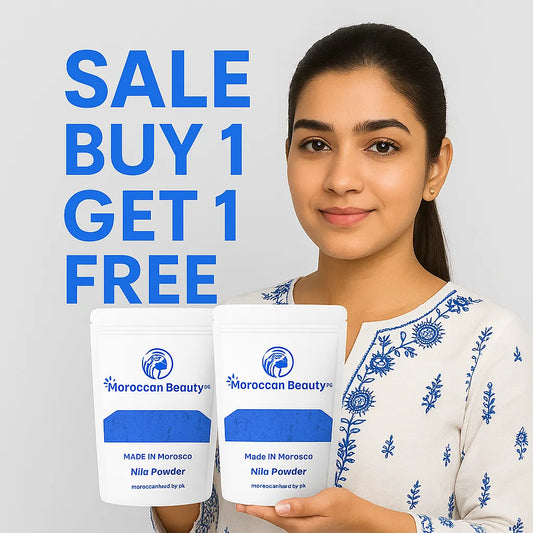 Moroccan (Buy 1 Get 1 Free) Nila Whitening Powder 100g (100% Original)