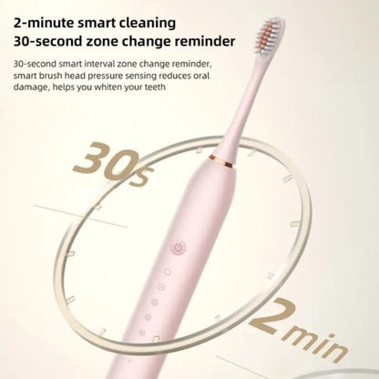 Electric Sonic Toothbrush – Deep Cleaning, Soft Bristles