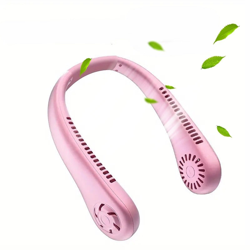 Portable Neck Fan | USB Rechargeable Hands-Free Cooling Fan