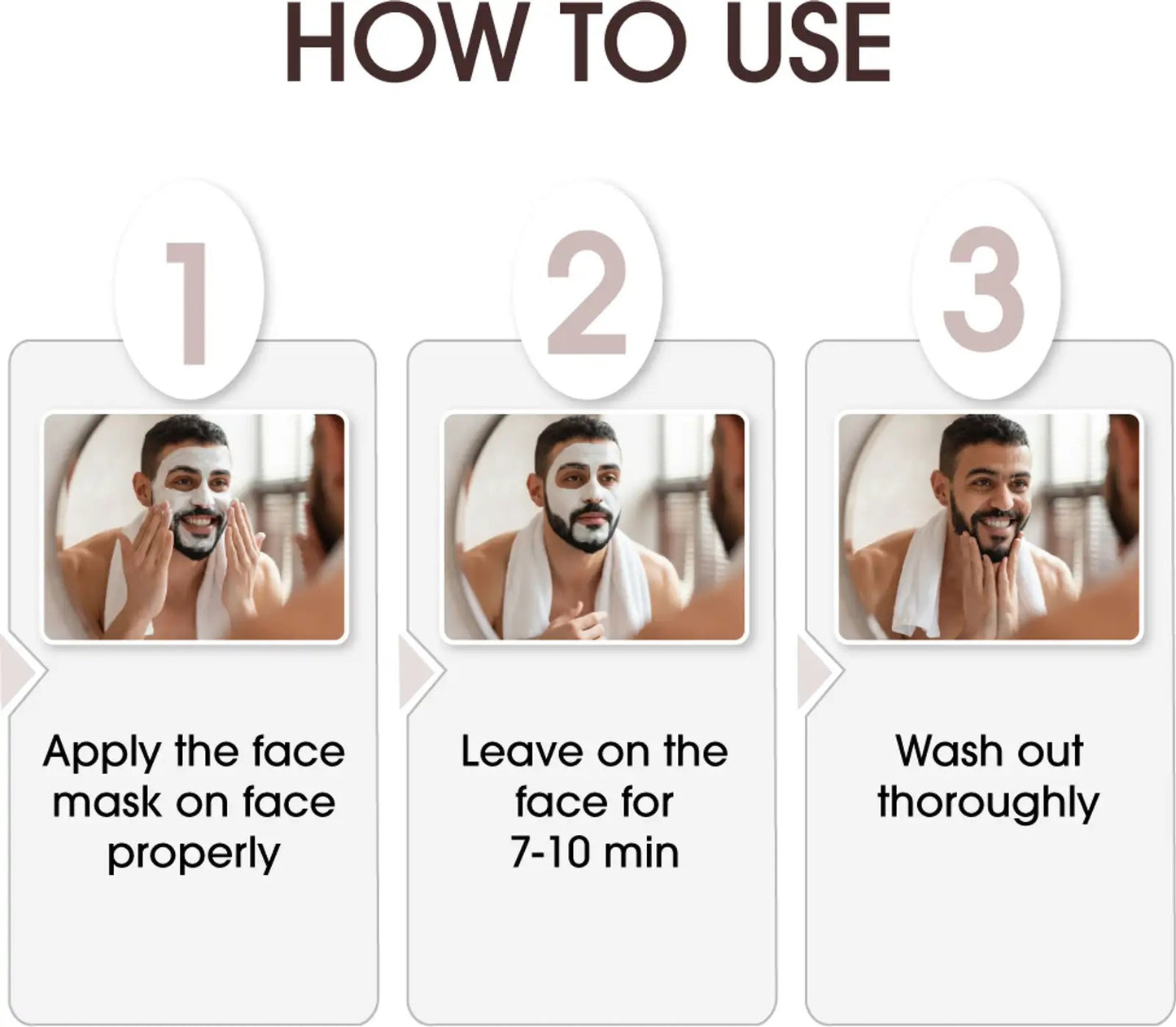 NICONI MEN Enzyme De-Tan Pack for Face & Body – Tan Removal & Skin Care Pack 120gm