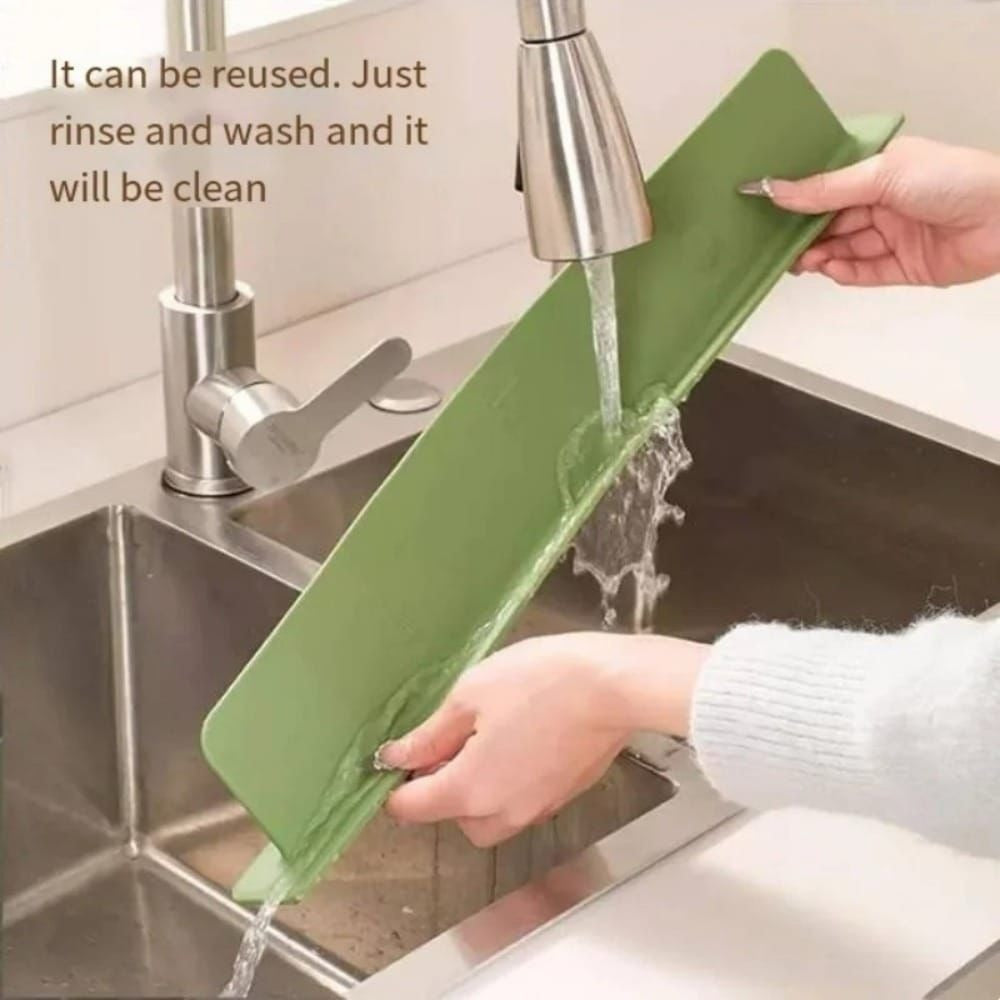 Silicone Sink Splash Guard 48cm – Kitchen Water Splash Protector
