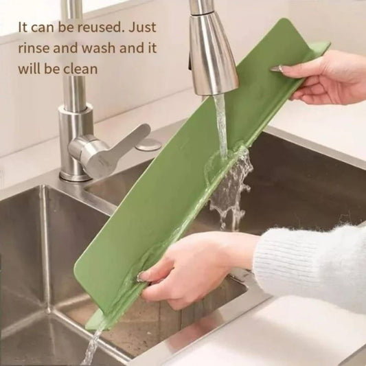 Silicone Sink Splash Guard 48cm – Kitchen Water Splash Protector