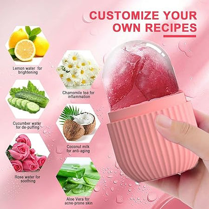 Ice Face Roller Mold – DIY Facial Ice Roller for Skin Care, Cooling & Beauty