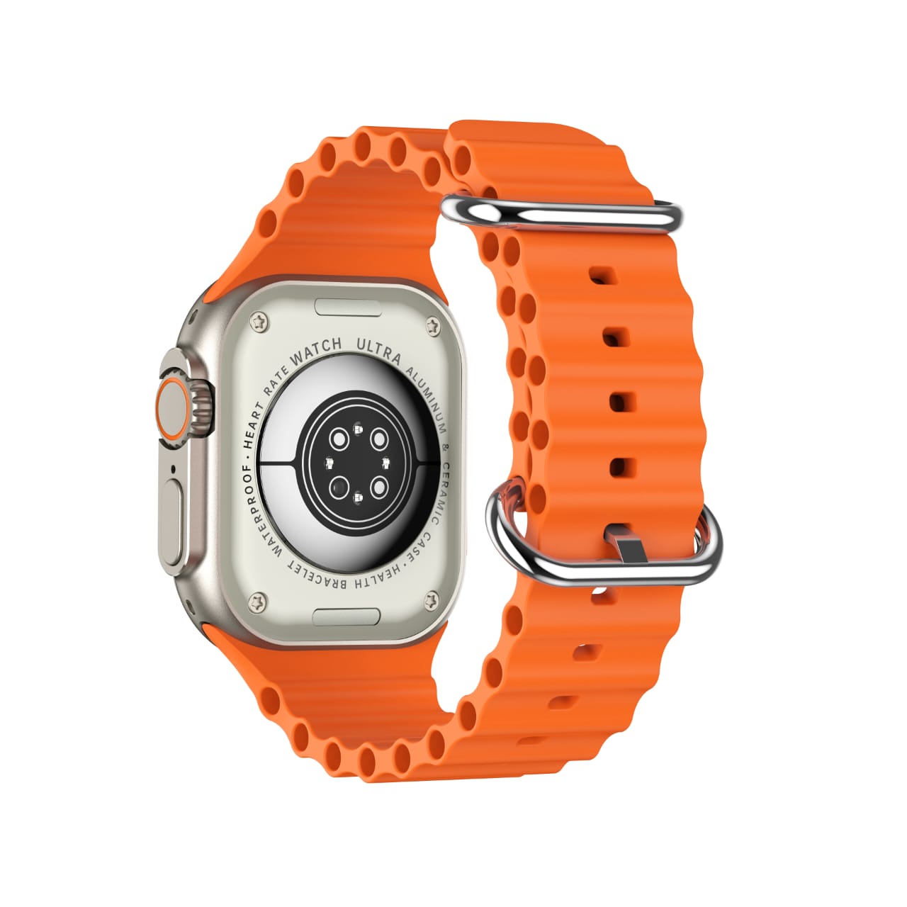 V200 Ultra 2.2" Smart Watch with Wearfit Pro App – IP68 Waterproof Sport Fitness Watch (Orange)