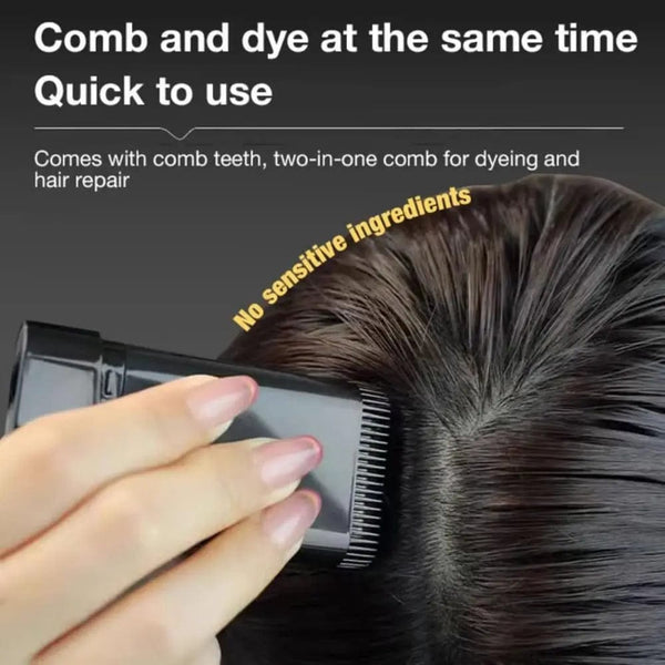 Black Hair Dye Comb – Sweat & Water Proof Coloring Tool