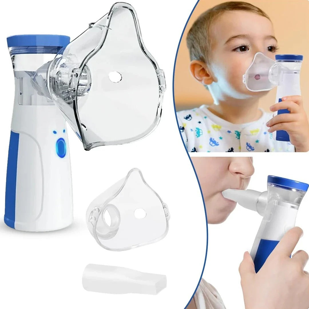 Portable Rechargeable Nebulizer – Mesh Inhaler for Kids & Adults (0.5L)