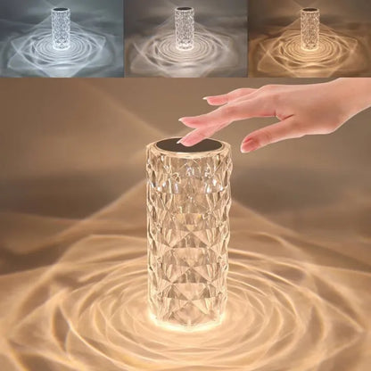 Crystal Rose Lamp