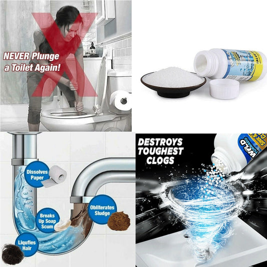 Pipe Dredge Deodorant - Quick Wash Sink and Drain Cleaner (100g)