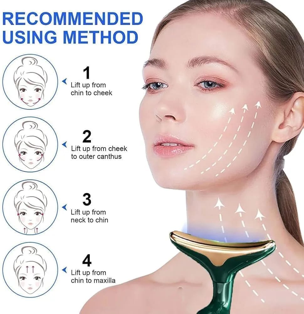 3-in-1 Face Slimming & Uplift Wand – Thermal & Vibration Beauty Massager