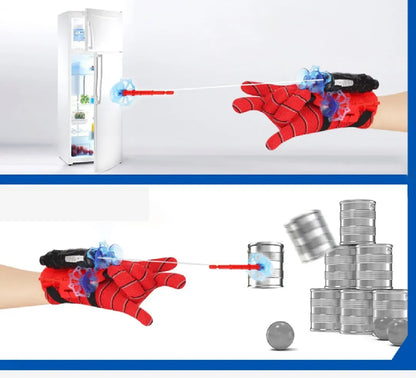 Spiderman Web Dart Shooter | Kids Spider Launcher Toy | With or Without Gloves