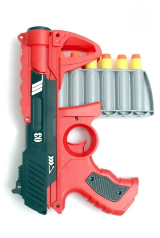 Nerf-Style Soft Dart Blaster Toy Gun – Kids Foam Bullet Launcher