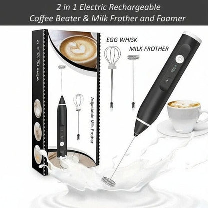 2-in-1 Electric Coffee Beater & Milk Frother
