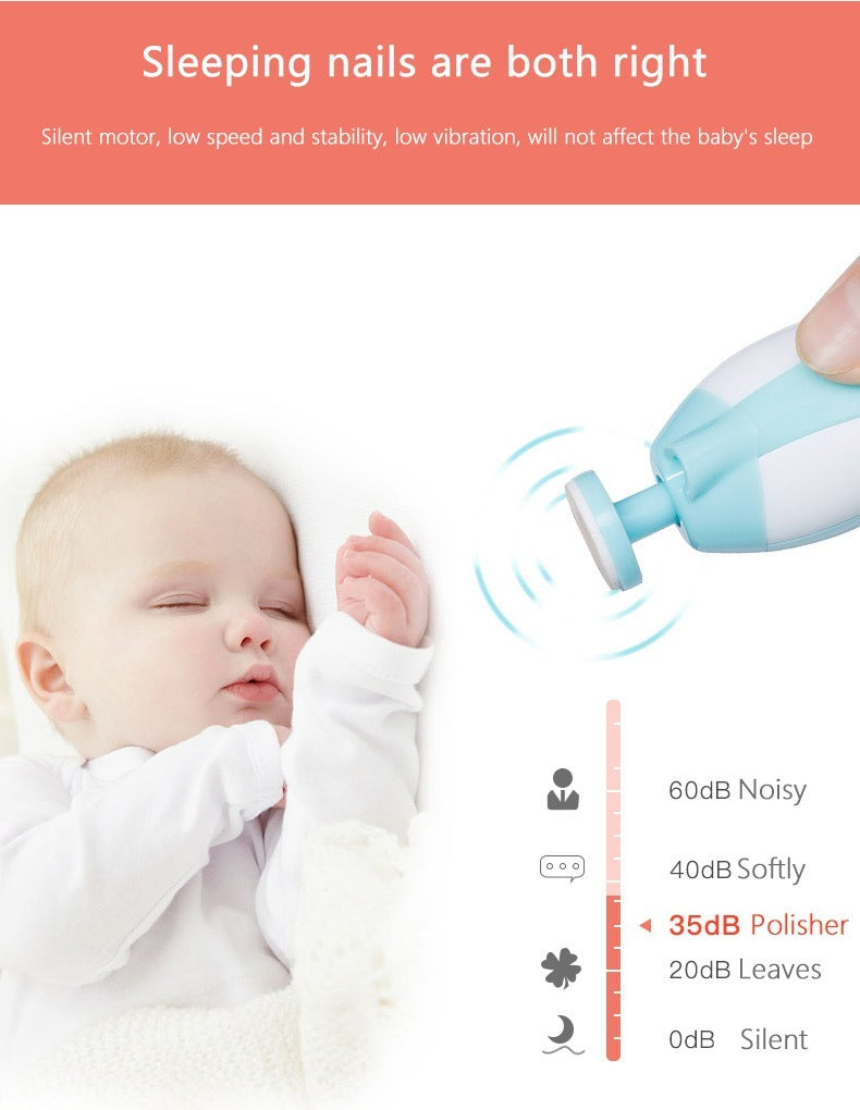 Baby Electric Nail Trimmer Set – Painless & Quiet Grooming