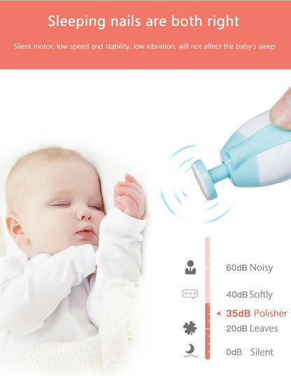 Baby Electric Nail Trimmer Set – Painless & Quiet Grooming
