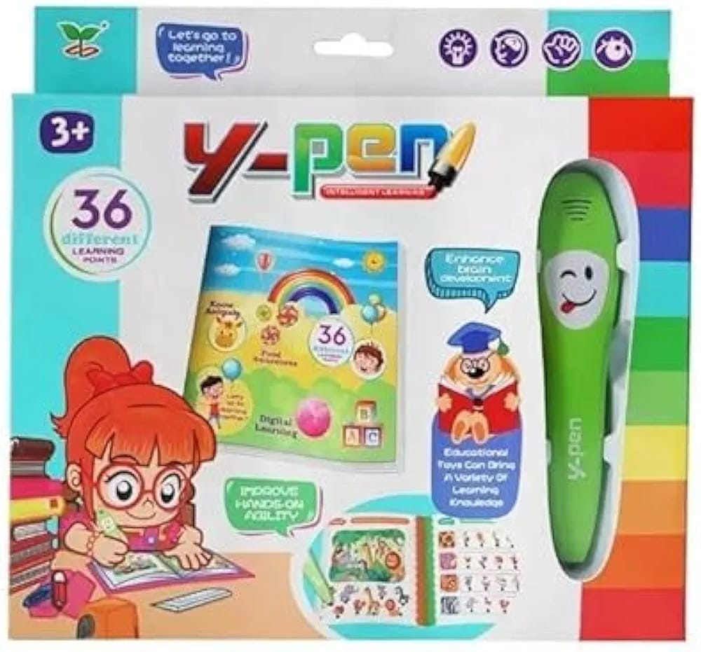 Kids Preschool Learning Book with Smart Talking Pen | 36 Interactive Learning Pages