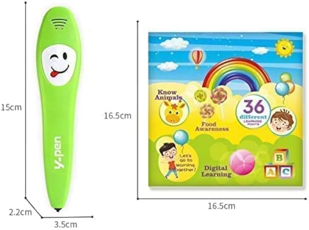 Kids Preschool Learning Book with Smart Talking Pen | 36 Interactive Learning Pages