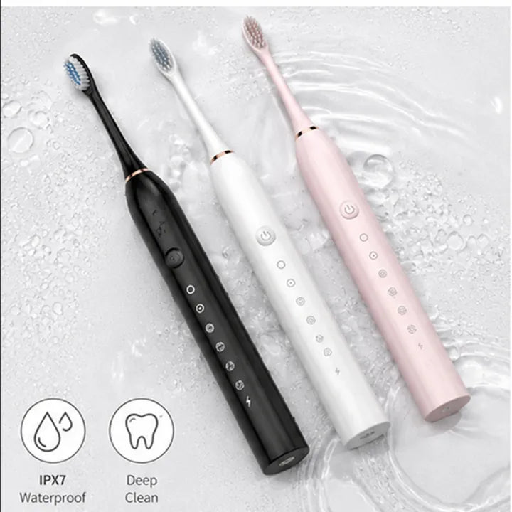 Electric Sonic Toothbrush – Deep Cleaning, Soft Bristles