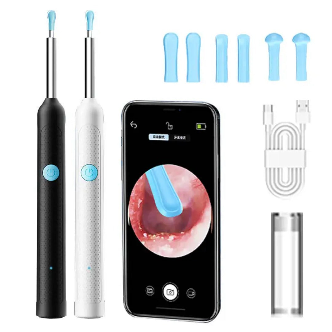 Smart Ear Cleaner with Camera & LED Light – Wireless Ear Wax Removal Kit