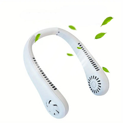 Portable Neck Fan | USB Rechargeable Hands-Free Cooling Fan