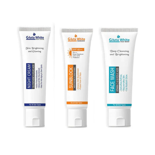 Gluta White Face Glow Kit